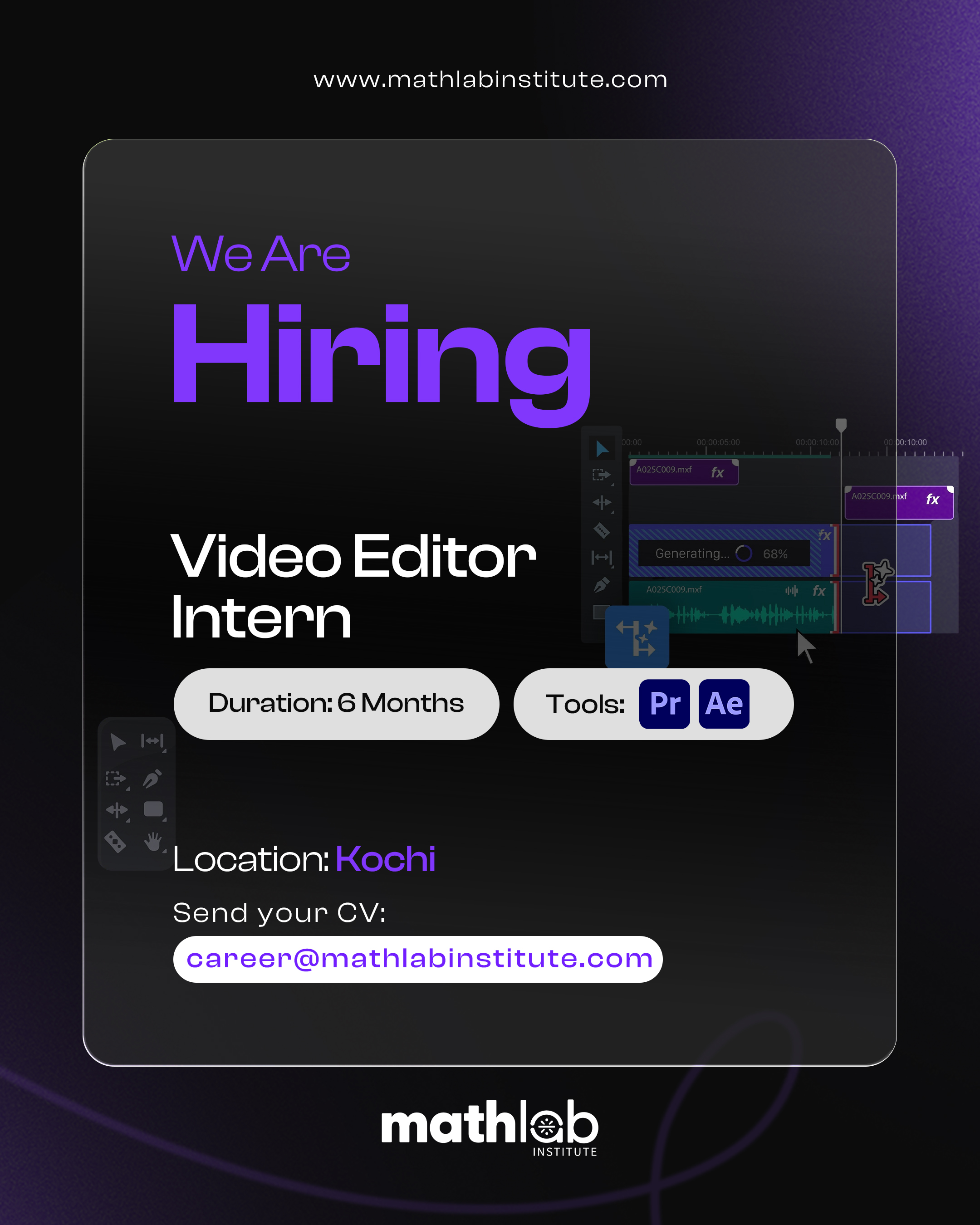 Video Editor Intern — MathLab Institute