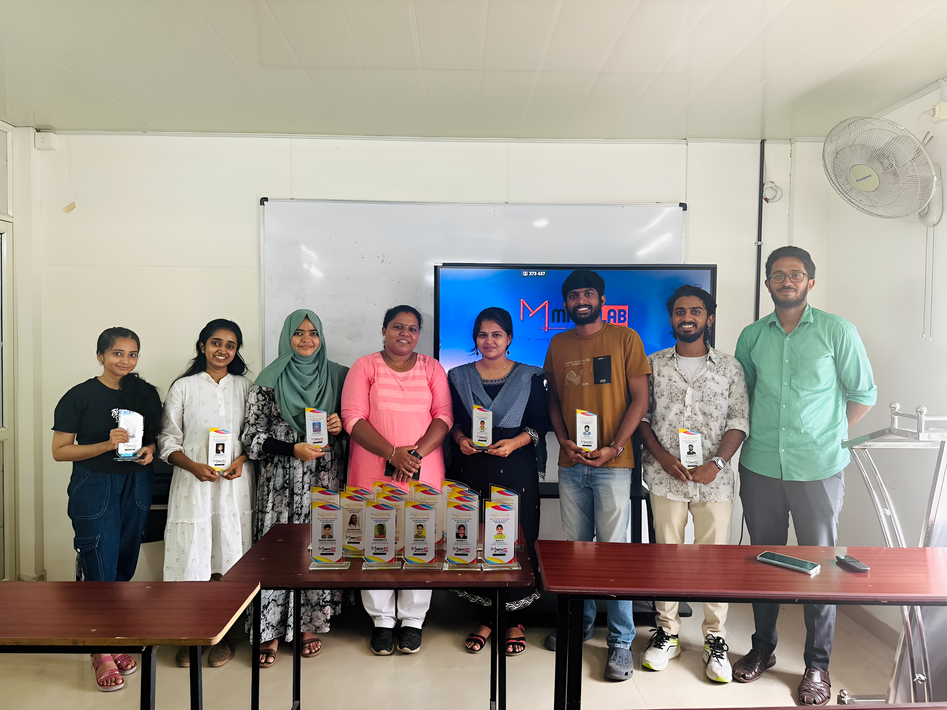 Students celebrating success