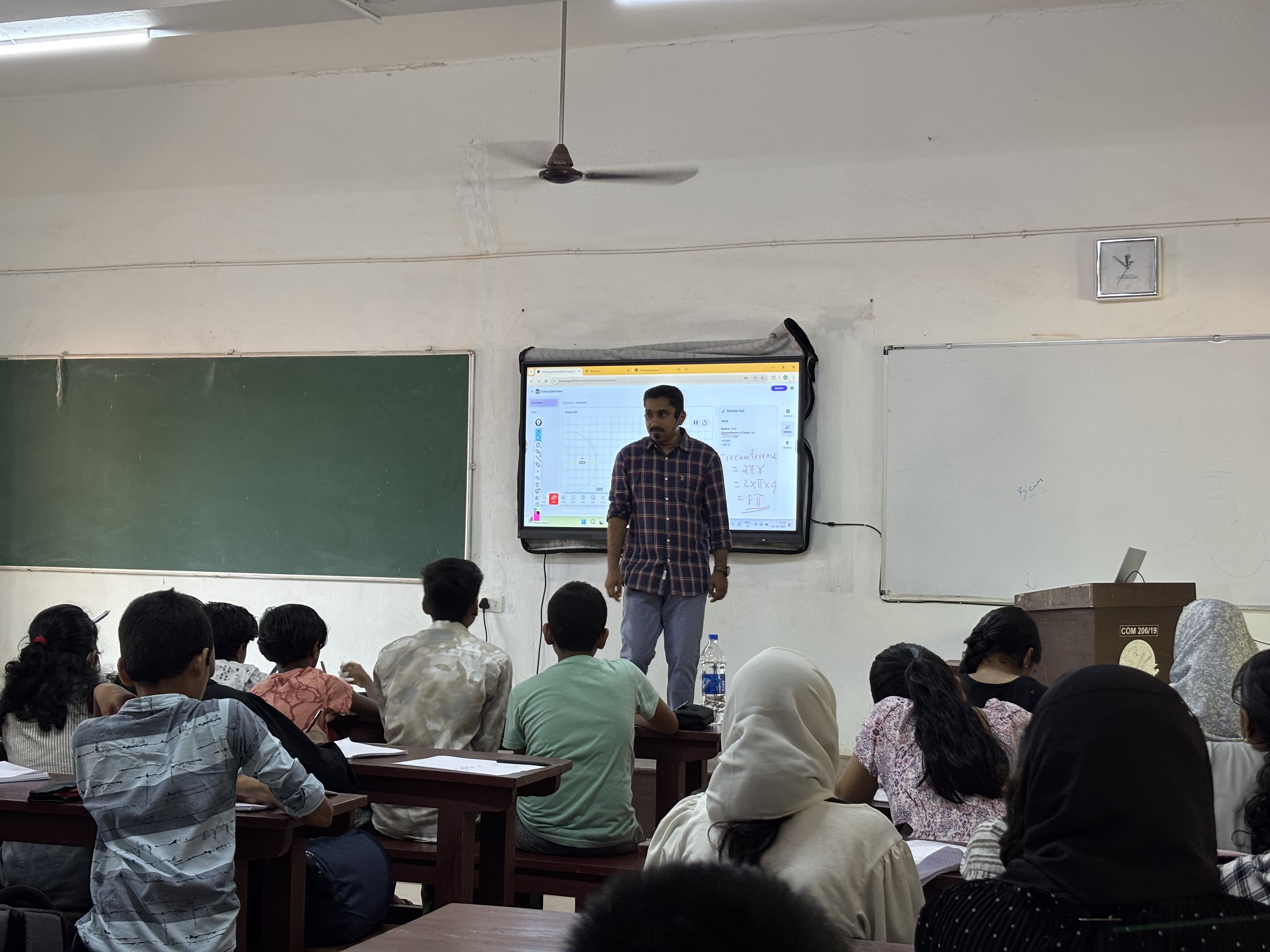 Lecture in progress